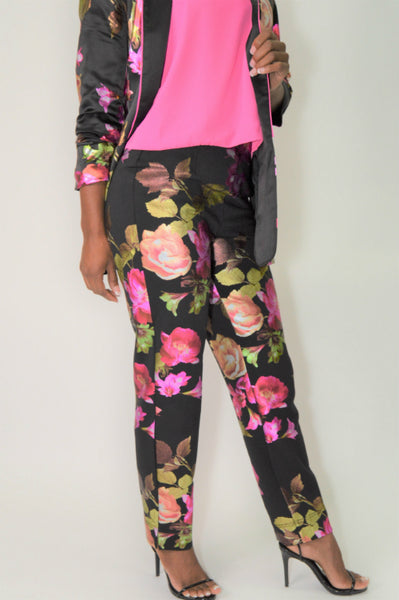 Satin Rose Pant