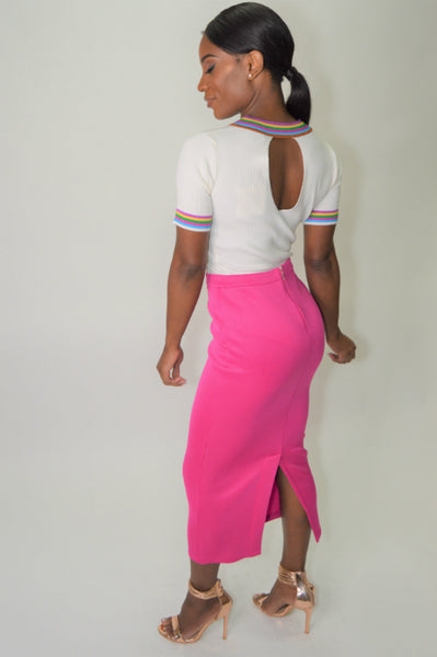 Alisha Skirt (Hot Pink)