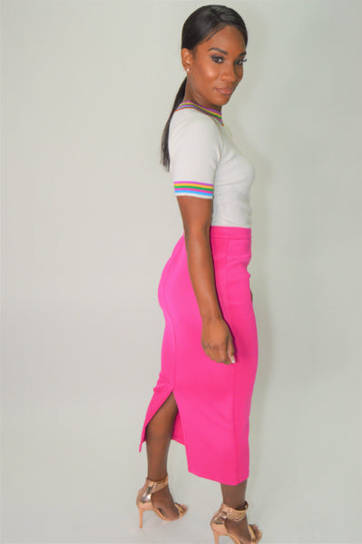 Alisha Skirt (Hot Pink)