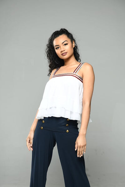 Summer Breeze Ruffle Top