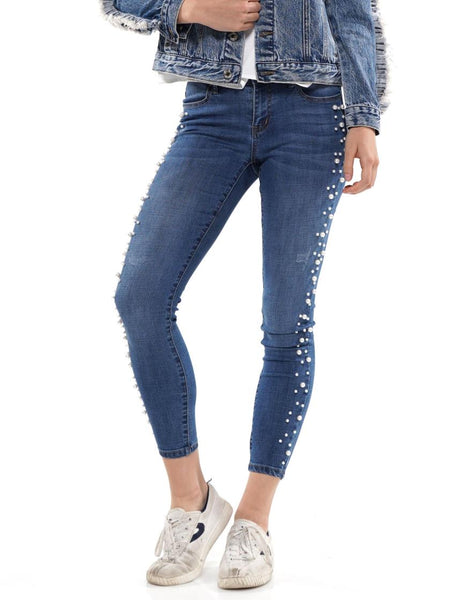 Pearl Me Skinny Jeans