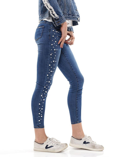 Pearl Me Skinny Jeans